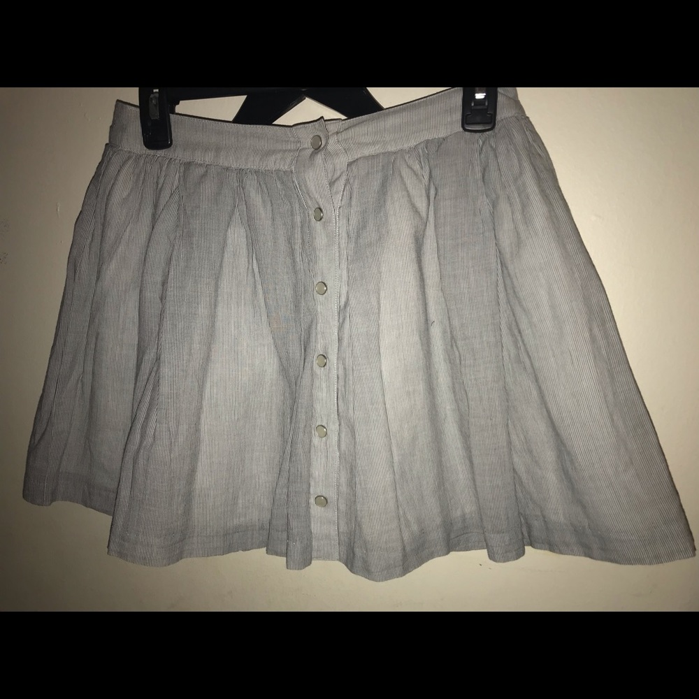BCBG Light blue with stripes skirt
